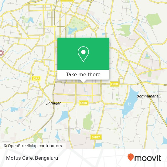 Motus Cafe, 100 Feet Road Bengaluru 560078 KA map