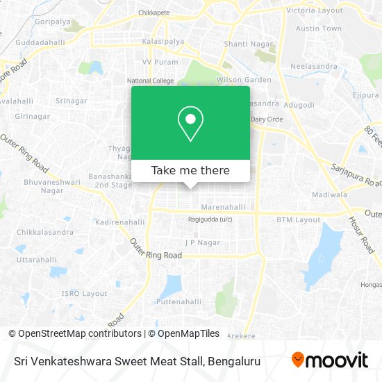 Sri Venkateshwara Sweet Meat Stall map