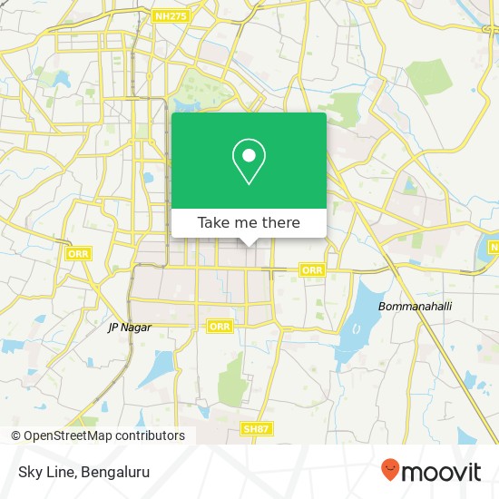 Sky Line, 39th Cross Road Bengaluru 560070 KA map