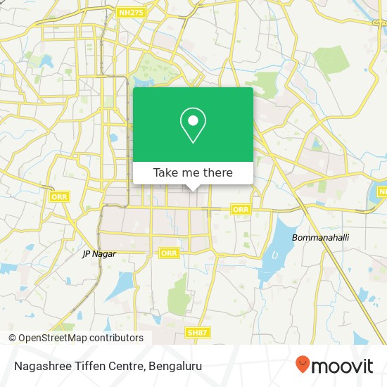 Nagashree Tiffen Centre, 39th Cross Road Bengaluru 560070 KA map