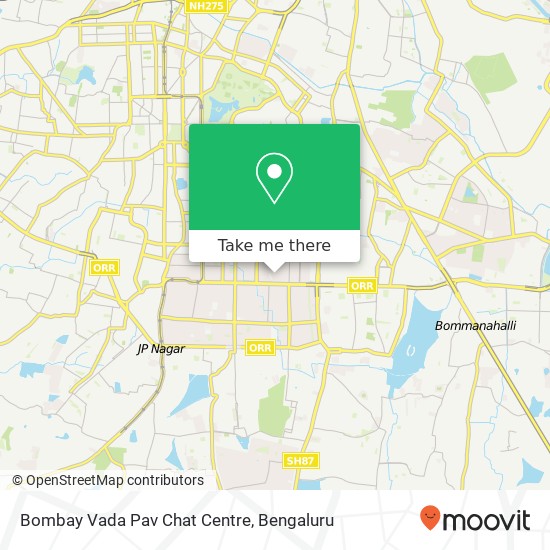 Bombay Vada Pav Chat Centre, 25th Main Road Bengaluru 560070 KA map