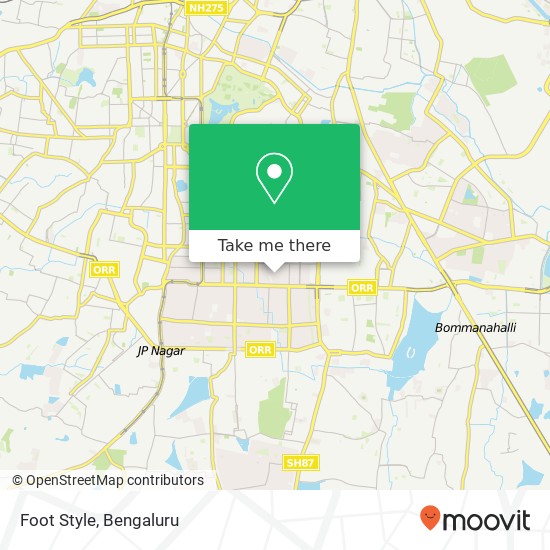 Foot Style, 25th Main Road Bengaluru 560070 KA map