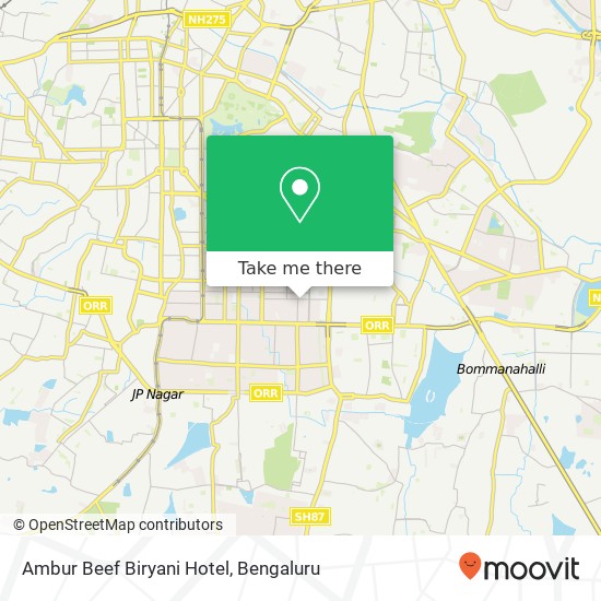 Ambur Beef Biryani Hotel, 39th Cross Road Bengaluru 560070 KA map