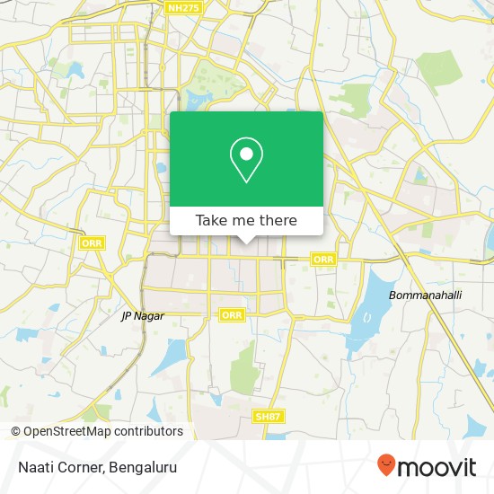 Naati Corner, 41st Cross Road Bengaluru 560070 KA map