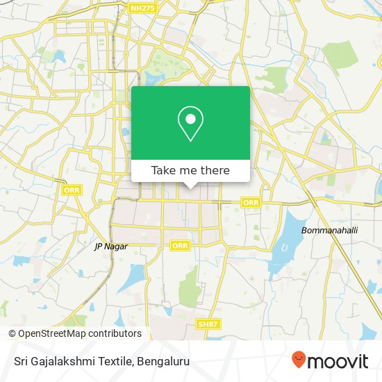 Sri Gajalakshmi Textile, 26th Main Road Bengaluru 560070 KA map