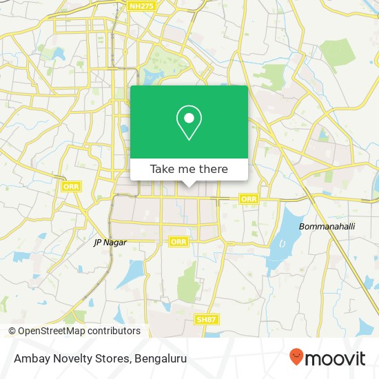 Ambay Novelty Stores, 41st Cross Road Bengaluru 560070 KA map