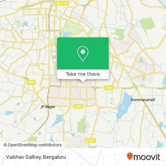 Vaibhav Gallrey, 40th A Cross Road Bengaluru 560070 KA map