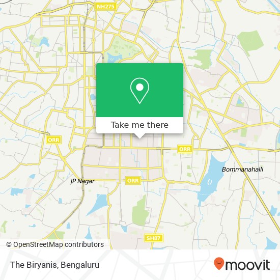 The Biryanis, 40th Cross Road Bengaluru 560070 KA map