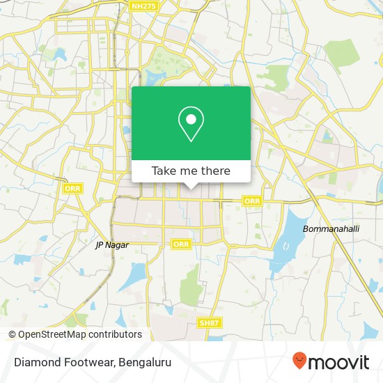 Diamond Footwear, 25th Main Road Bengaluru 560070 KA map