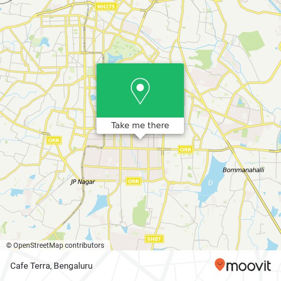 Cafe Terra, 40th Cross Road Bengaluru 560070 KA map