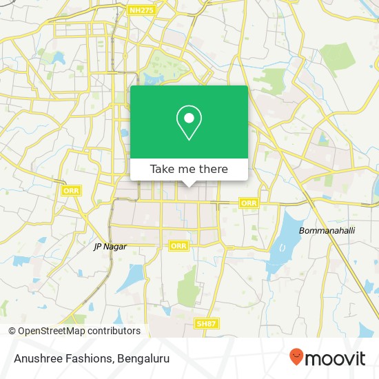 Anushree Fashions, 26th Main Road Bengaluru 560070 KA map