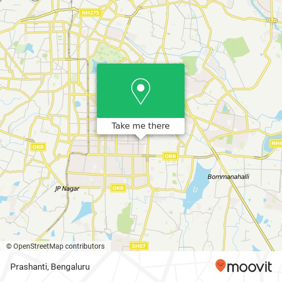 Prashanti, 38th Cross Road Bengaluru 560041 KA map