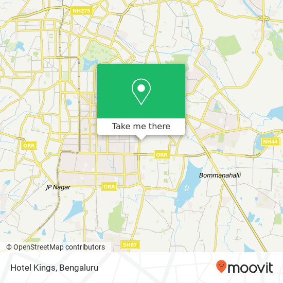 Hotel Kings, 10th Main Road Bengaluru 560076 KA map