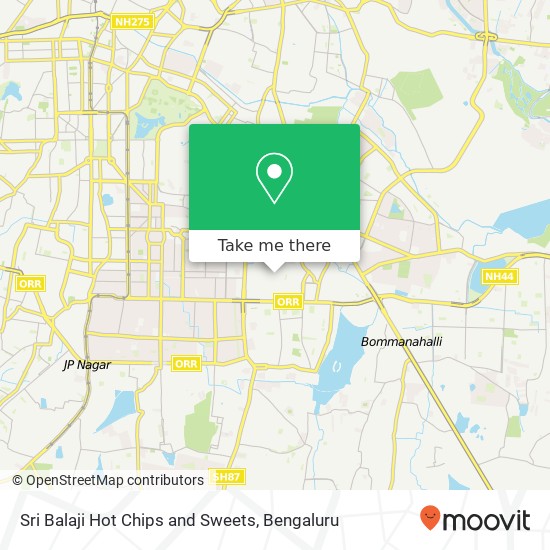 Sri Balaji Hot Chips and Sweets, 9th A Main Road Bengaluru 560029 KA map