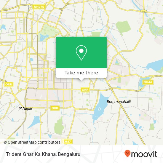 Trident Ghar Ka Khana, 9th A Main Road Bengaluru 560076 KA map