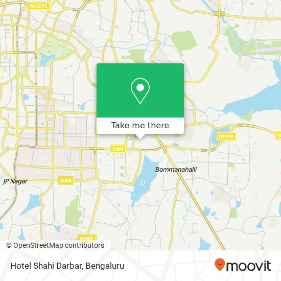 Hotel Shahi Darbar, 8th Cross Road Bengaluru 560068 KA map