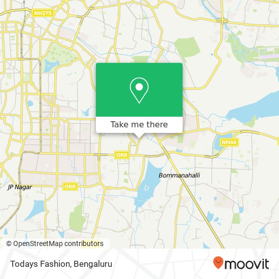 Todays Fashion, Maruti Nagar Main Road Bengaluru 560068 KA map