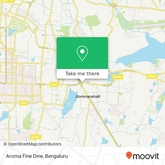 Aroma Fine Dine, Service Road Bengaluru 560102 KA map