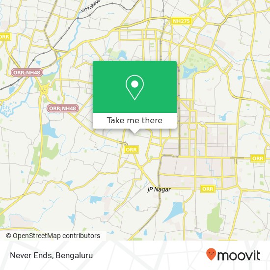 Never Ends, Bengaluru 560070 KA map