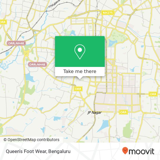 Queen's Foot Wear, Bengaluru 560070 KA map