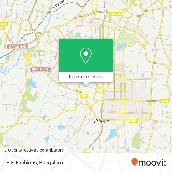 F. F. Fashions, Bengaluru 560070 KA map