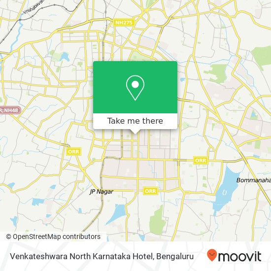 Venkateshwara North Karnataka Hotel, 10th Main Road Bengaluru 560011 KA map