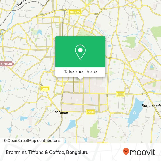 Brahmins Tiffans & Coffee, 35th Cross Road Bengaluru 560011 KA map