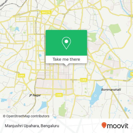 Manjushri Upahara, 28th Main Road Bengaluru 560041 KA map