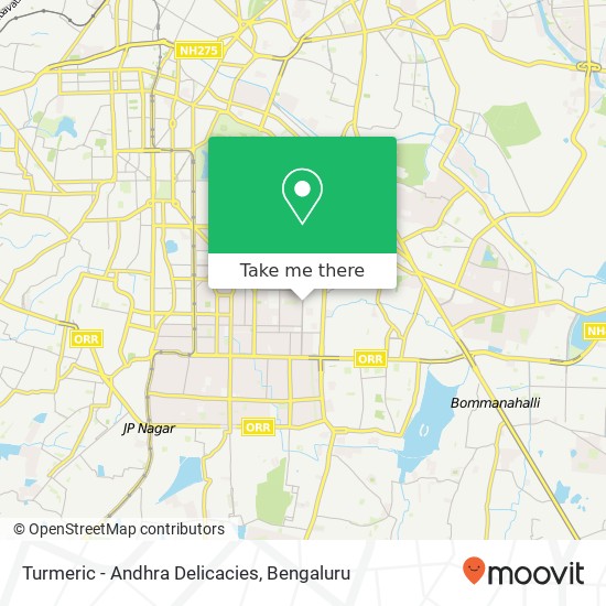 Turmeric - Andhra Delicacies, E End Main Road Bengaluru 560041 KA map