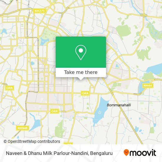 Naveen & Dhanu Milk Parlour-Nandini map