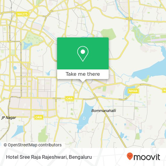 Hotel Sree Raja Rajeshwari, 1st Main Road Bengaluru 560068 KA map
