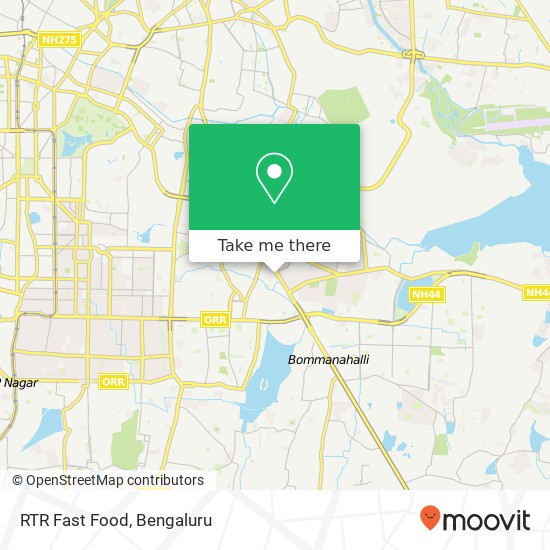 RTR Fast Food, 1st Cross Road Bengaluru 560068 KA map