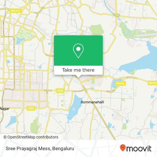 Sree Prayagraj Mess, Hosur Main Road Bengaluru 560068 KA map