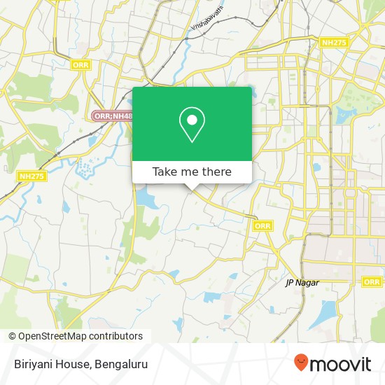 Biriyani House, Ittamadu Main Road Bengaluru KA map