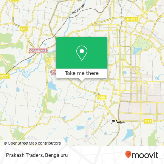 Prakash Traders, 80 Feet Road KA map