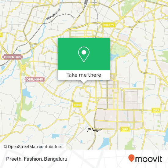 Preethi Fashion, 2nd Main Road Bengaluru 560070 KA map