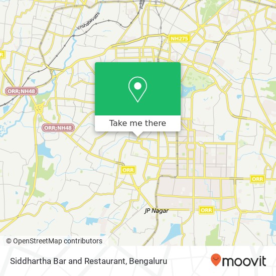 Siddhartha Bar and Restaurant, 2nd Main Road Bengaluru 560070 KA map