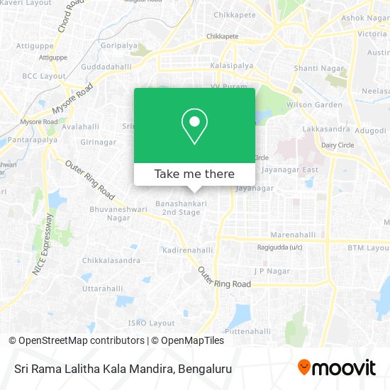 Sri Rama Lalitha Kala Mandira map