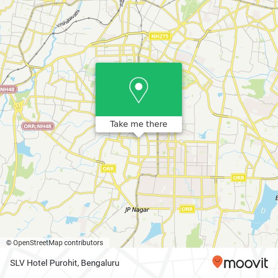 SLV Hotel Purohit, 1st Cross Road Bengaluru 560070 KA map