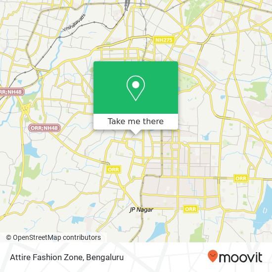 Attire Fashion Zone, Nagasandra Main Road Bengaluru 560070 KA map