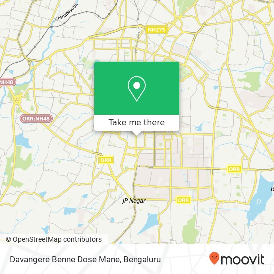 Davangere Benne Dose Mane, 4th Cross Road Bengaluru 560070 KA map