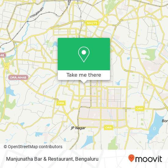Manjunatha Bar & Restaurant map