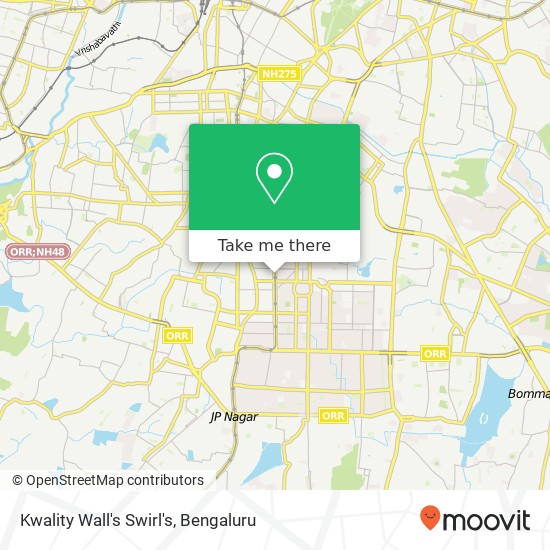 Kwality Wall's Swirl's, 4th Main Road Bengaluru 560070 KA map
