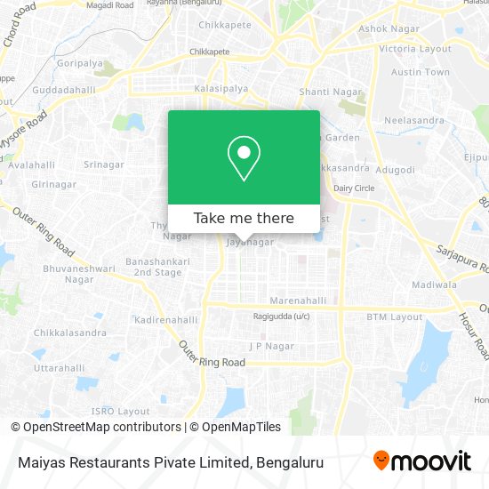 Maiyas Restaurants Pivate Limited map