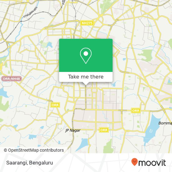 Saarangi, 3rd Main Road Bengaluru KA map