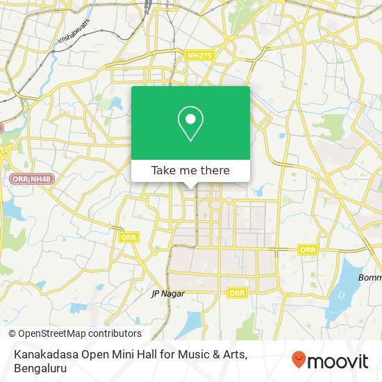 Kanakadasa Open Mini Hall for Music & Arts map