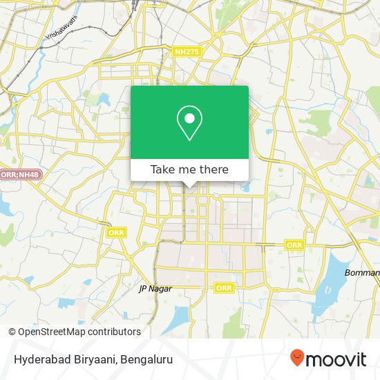 Hyderabad Biryaani, 6th C Main Road Bengaluru 560011 KA map