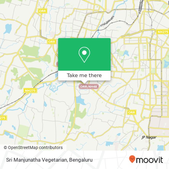 Sri Manjunatha Vegetarian, Service Road Bengaluru 560085 KA map