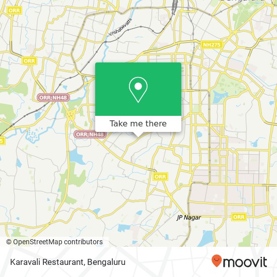 Karavali Restaurant, 80 Feet Road Bengaluru 560085 KA map