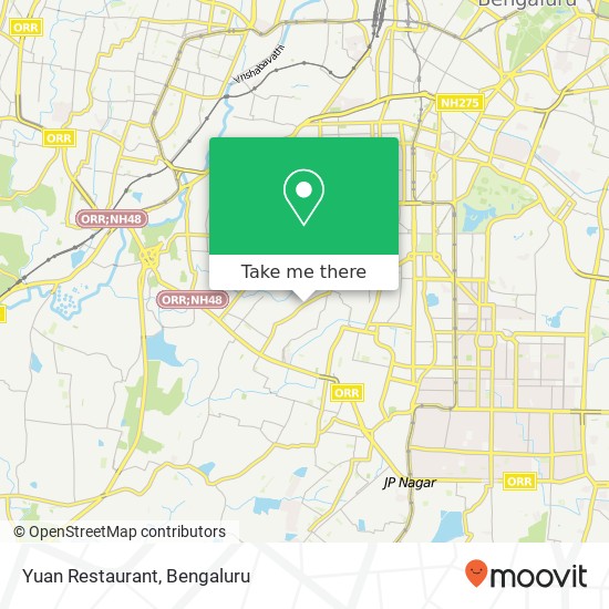 Yuan Restaurant, 80 Feet Road Bengaluru 560085 KA map